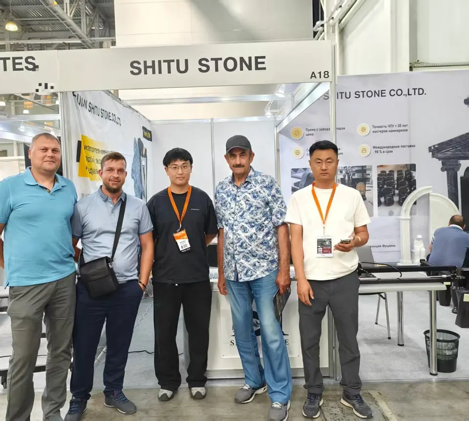 Steine schweigen, doch das Herz der Menschen ist warm – Die Steinmesse von Shitu Stone Industry in Moskau ging erfolgreich zu Ende – 7