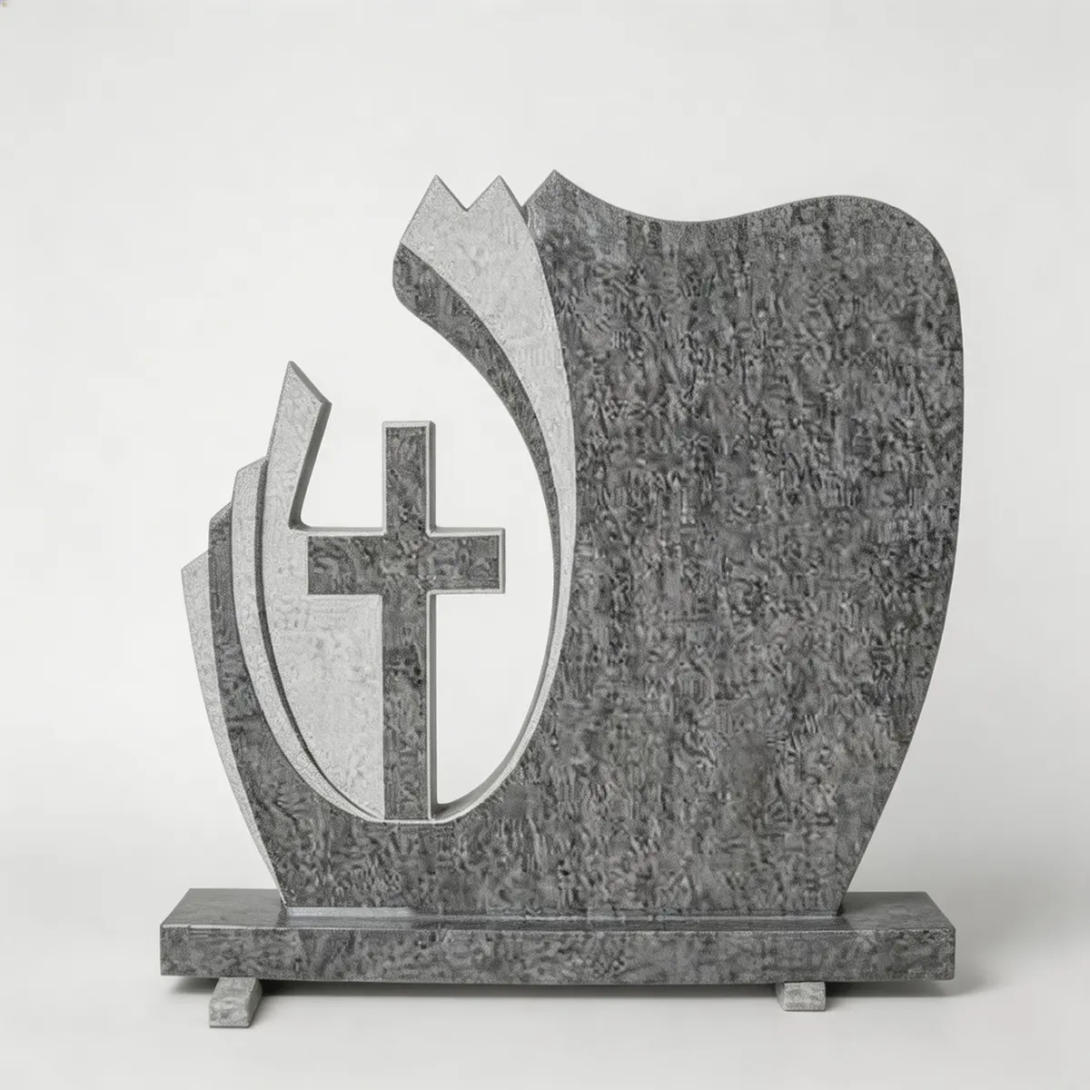 E-213 Hollow Cross Headstone