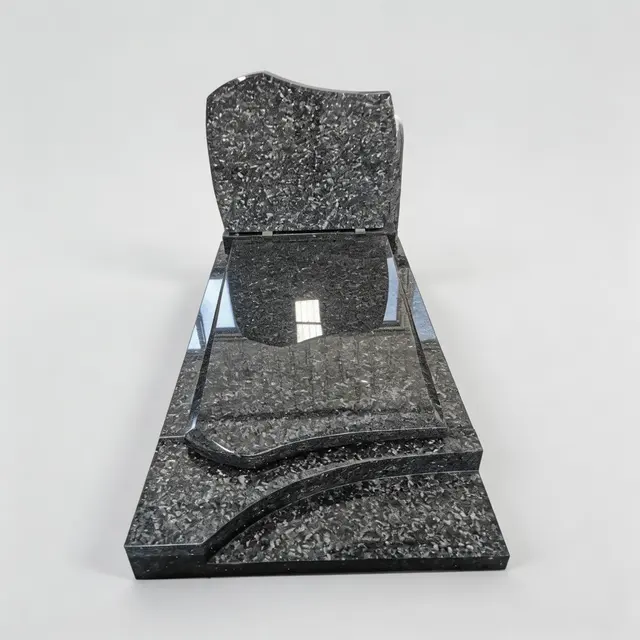 E-739 Wave Top Flat Headstone
