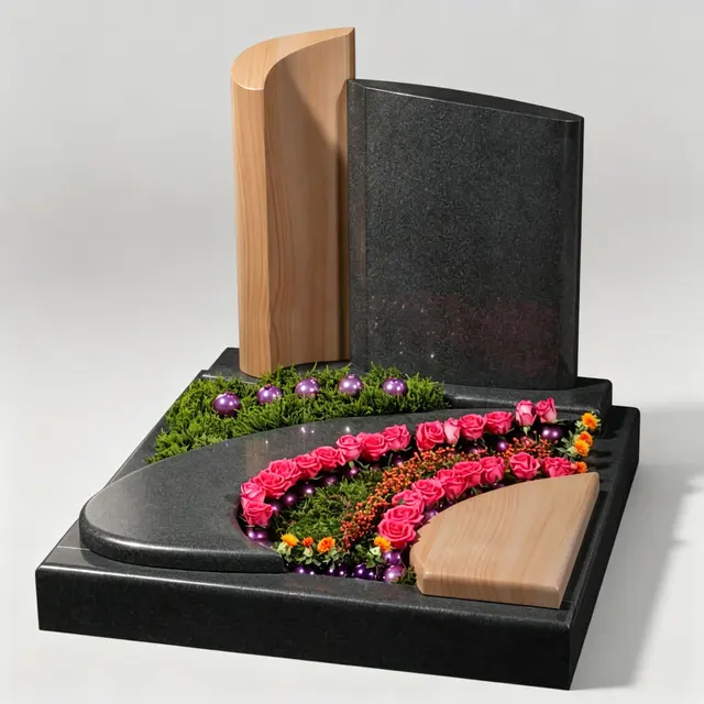 E-003 Classic Double Headstone