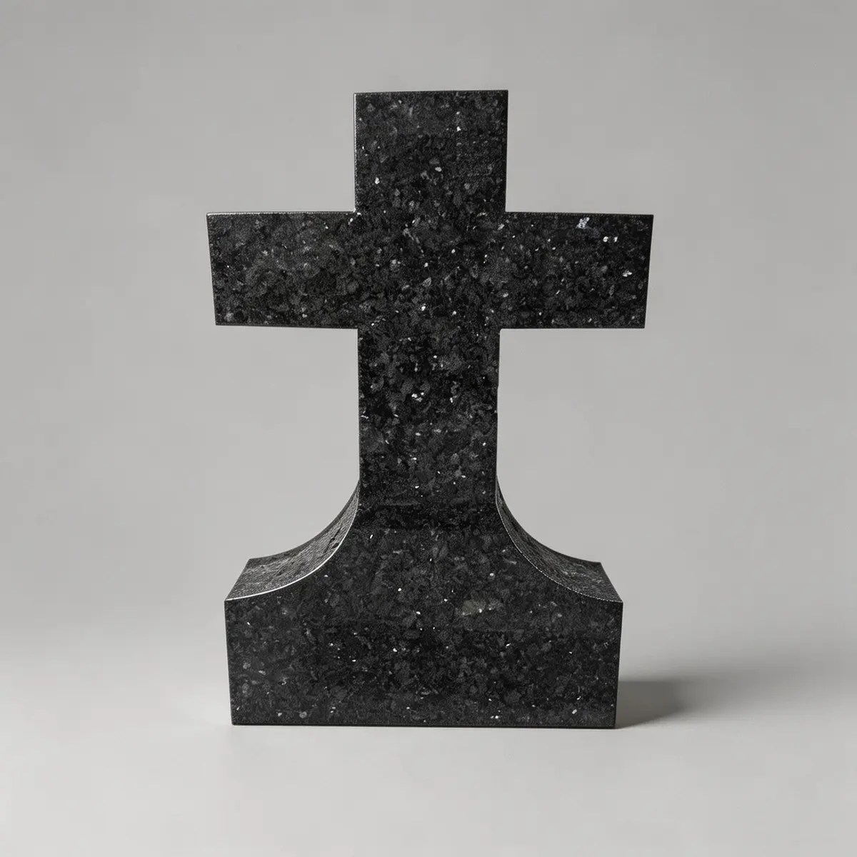 E-296 Classic Cross Upright Headstone