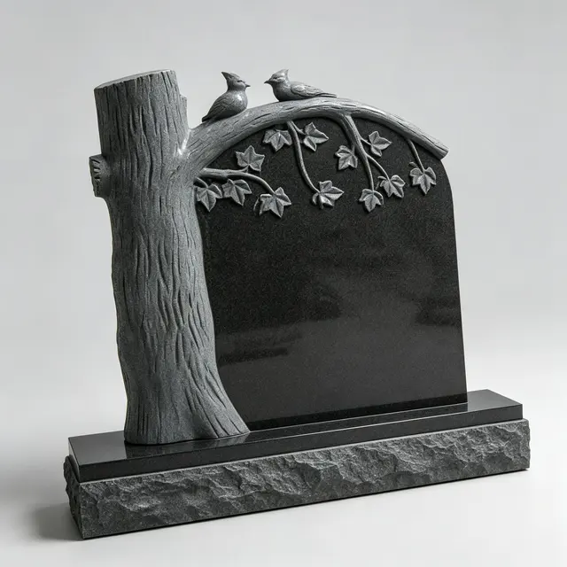 A-010 Tree dwelling Double Bird Stele